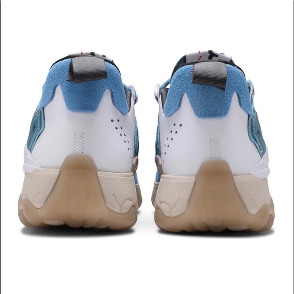 Nike Jordan Delta 2 Cerulean Sneakers Shoes Basketball University Red Blue - Picture 5 of 12